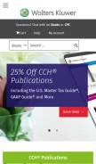 How cchcpelink.com looks like on a mobile device such as an iPhone.