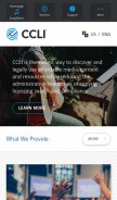 How ccli.com looks like on a mobile device such as an iPhone.