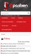 How ccpasbien.net looks like on a mobile device such as an iPhone.