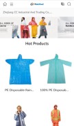 How ccraincoats.com looks like on a mobile device such as an iPhone.