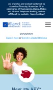 How ccudigitalbanking.com looks like on a mobile device such as an iPhone.