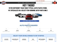 Desktop screenshot for autopartscheaper.com