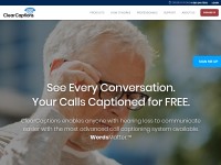 Desktop screenshot for clearcaptions.com