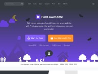 Desktop screenshot for fontawesome.com