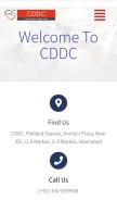 How cddcisb.com looks like on a mobile device such as an iPhone.