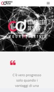 How cdesign-group.com looks like on a mobile device such as an iPhone.