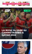 How cdf.cl looks like on a mobile device such as an iPhone.