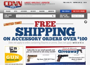 How cdnnsports.com looks like on a tablet such as an iPad.