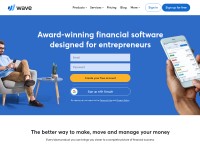 Desktop screenshot for waveapps.com