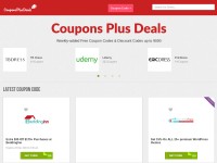 Desktop screenshot for couponsplusdeals.com