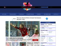 Desktop screenshot for footballdatabase.eu