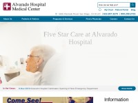 Desktop screenshot for alvaradohospital.com