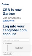 How cebglobal.com looks like on a mobile device such as an iPhone.
