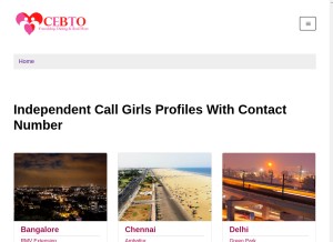 How cebto.com looks like on a tablet such as an iPad.