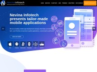 Desktop screenshot for nevinainfotech.com