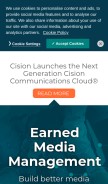 How cedrom-sni.com looks like on a mobile device such as an iPhone.