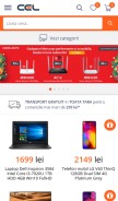 How cel.ro looks like on a mobile device such as an iPhone.