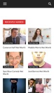 How celebstrendnow.com looks like on a mobile device such as an iPhone.