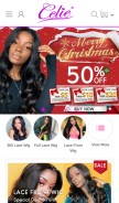How celiehair.com looks like on a mobile device such as an iPhone.
