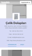 How celikdolap.tumblr.com looks like on a mobile device such as an iPhone.