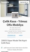 How celikkasa.tumblr.com looks like on a mobile device such as an iPhone.