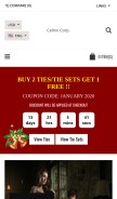 How celinoforhim.com looks like on a mobile device such as an iPhone.