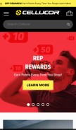 How cellucor.com looks like on a mobile device such as an iPhone.