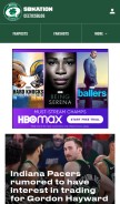 How celticsblog.com looks like on a mobile device such as an iPhone.