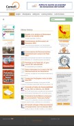 How cemefi.org looks like on a mobile device such as an iPhone.