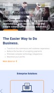 How cenpos.com looks like on a mobile device such as an iPhone.