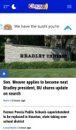 How centralillinoisproud.com looks like on a mobile device such as an iPhone.