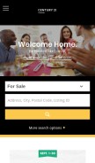 How century21.ca looks like on a mobile device such as an iPhone.