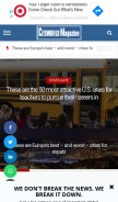 How ceoworld.biz looks like on a mobile device such as an iPhone.