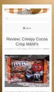 How cerealously.net looks like on a mobile device such as an iPhone.