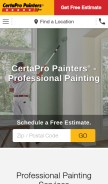 How certapro.com looks like on a mobile device such as an iPhone.