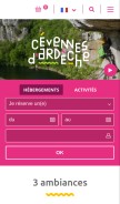 How cevennes-ardeche.com looks like on a mobile device such as an iPhone.
