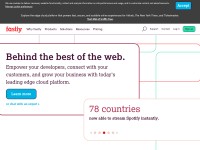 Desktop screenshot for fastly.com