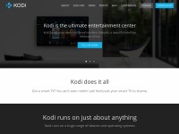 Desktop screenshot for kodi.tv