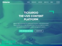 Desktop screenshot for tickaroo.com