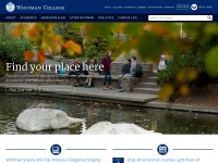 Desktop screenshot for whitman.edu