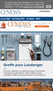 How cfnews.net looks like on a mobile device such as an iPhone.