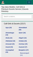 How cgal.in looks like on a mobile device such as an iPhone.
