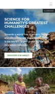How cgiar.org looks like on a mobile device such as an iPhone.