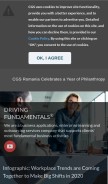 How cgsinc.com looks like on a mobile device such as an iPhone.