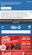 How chainreactioncycles.com looks like on a mobile device such as an iPhone.