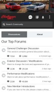 How challengertalk.com looks like on a mobile device such as an iPhone.