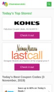 How chameleonjohn.com looks like on a mobile device such as an iPhone.