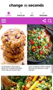 How changeinseconds.com looks like on a mobile device such as an iPhone.