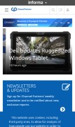 How channelpartnersonline.com looks like on a mobile device such as an iPhone.