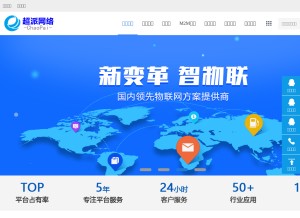 How chaopaiyun.com looks like on a tablet such as an iPad.